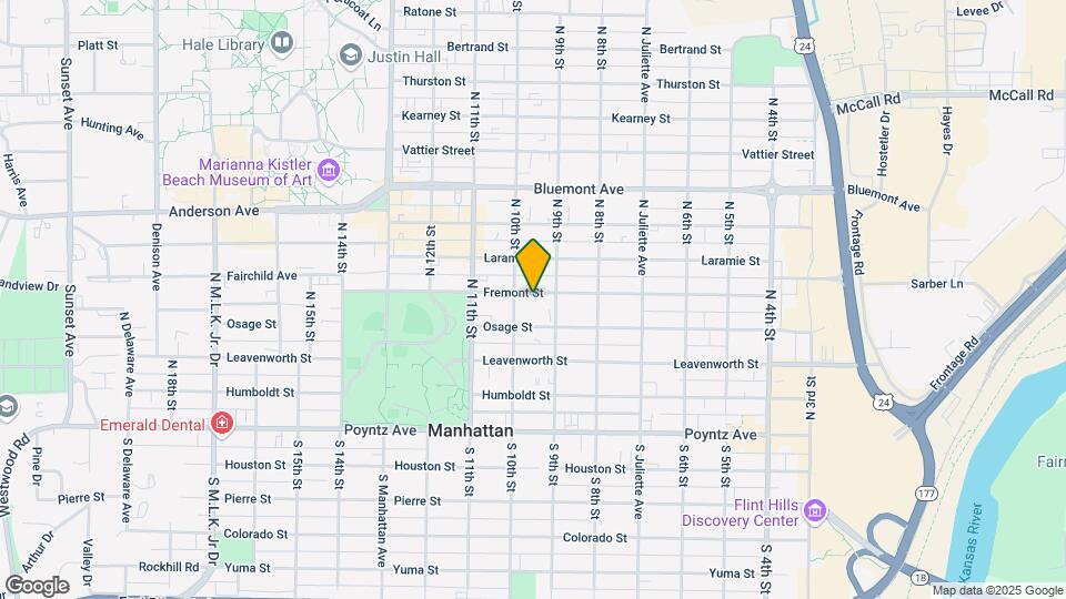 917 Fremont St-Unit -2 Map and Location Details