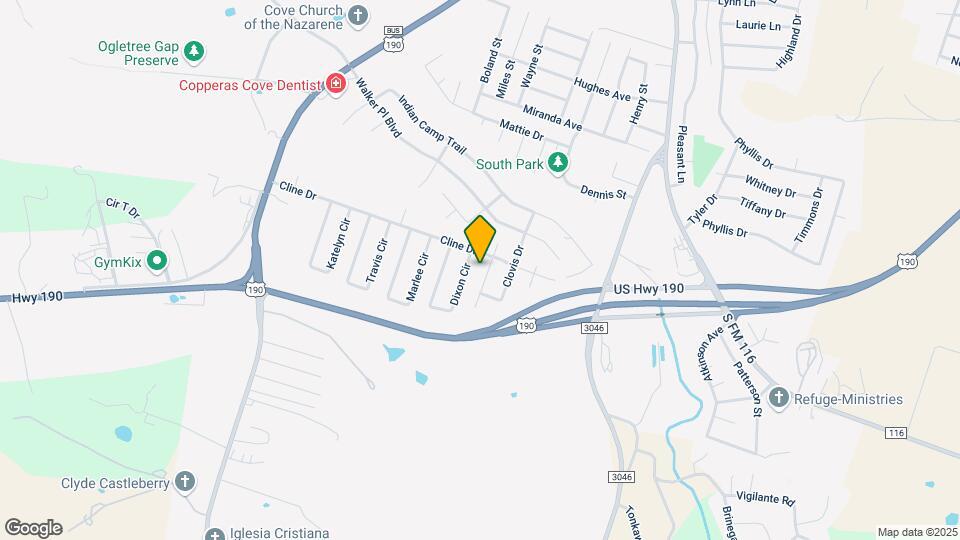 1810 Castroville Trl, Unit B Map and Location Details