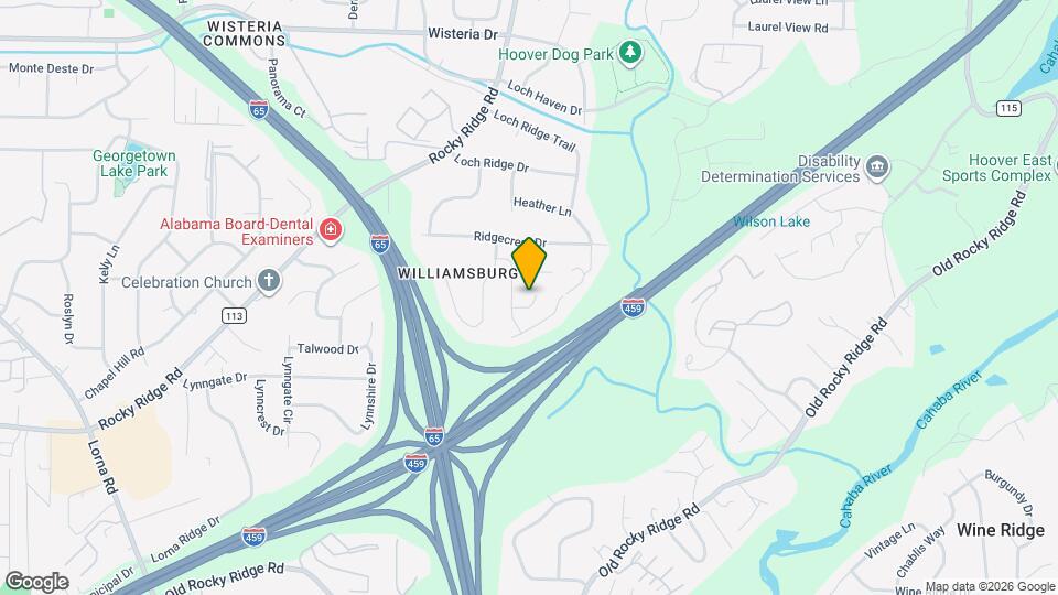 3411 Cedarcrest Cir Map and Location Details