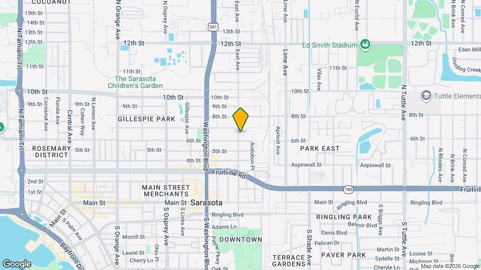 620 N East Ave Map and Location Details