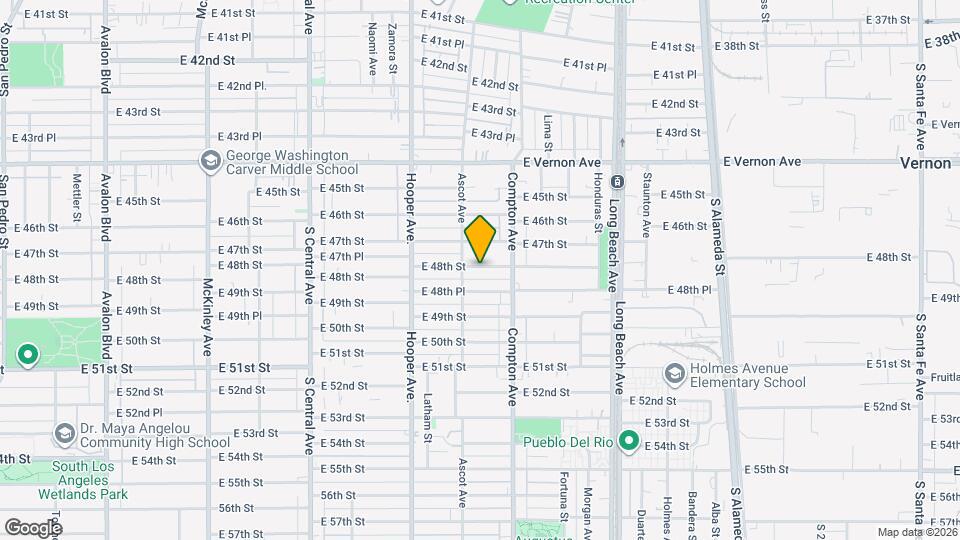 1426 E 48th St Map and Location Details