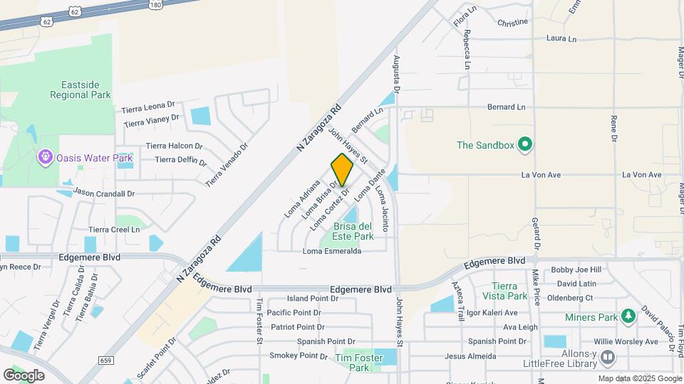 3857 Loma Cortez Dr Map and Location Details