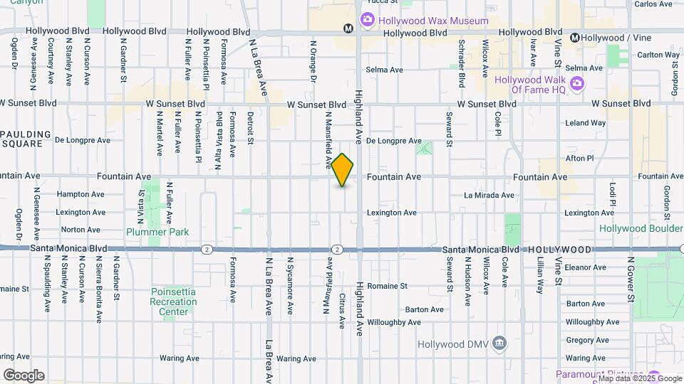 1235 N Citrus Ave Mapa y Detalles de la Ubicación