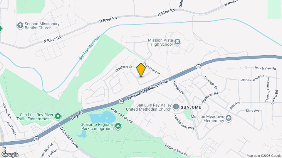 5506 Starlight Ave Mapa y Detalles de la Ubicación