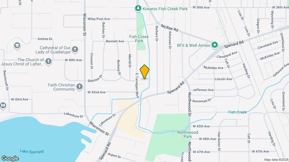 4011 E Turnagain Blvd Map and Location Details