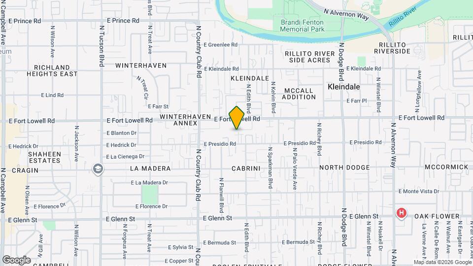 3231 E Presidio Rd Mapa y Detalles de la Ubicación