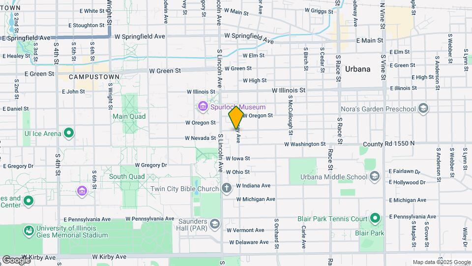 801 W Nevada St Map and Location Details