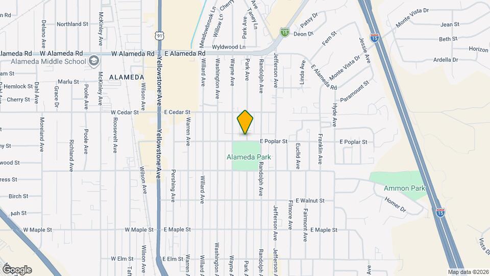 648 E Poplar St Map and Location Details