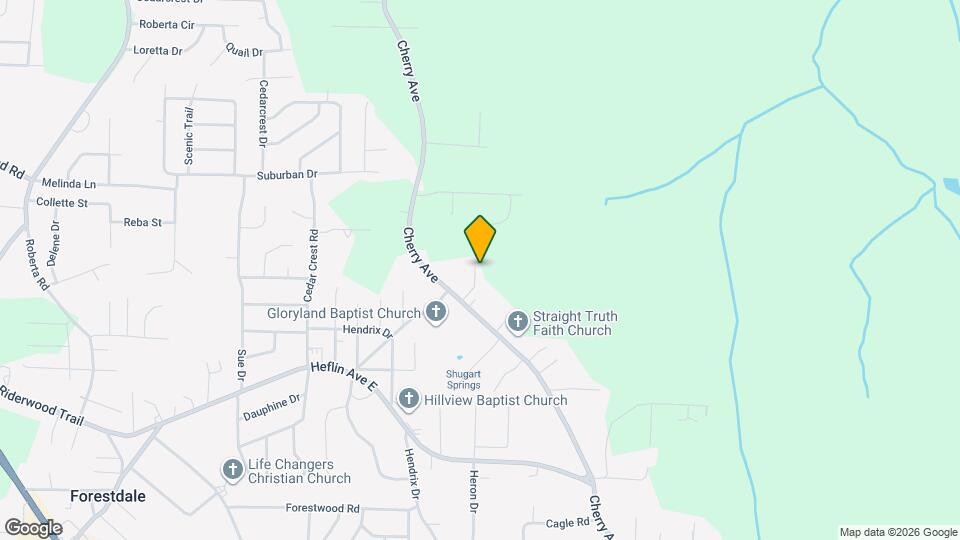 1021 Marlin St Map and Location Details