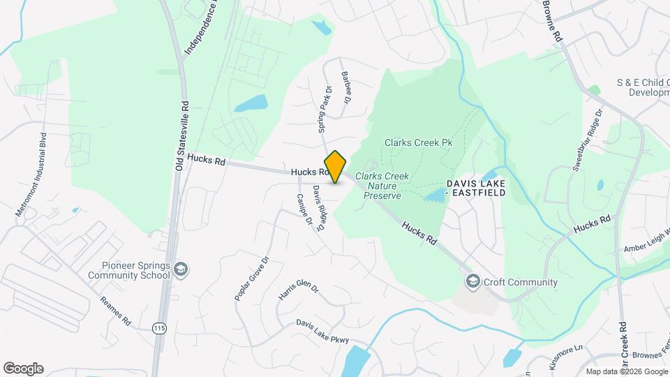 5607 Falls Ridge Ln Map and Location Details