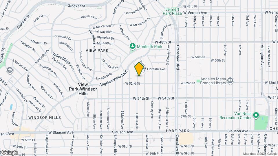 5136 Hillcrest Dr Mapa y Detalles de la Ubicación