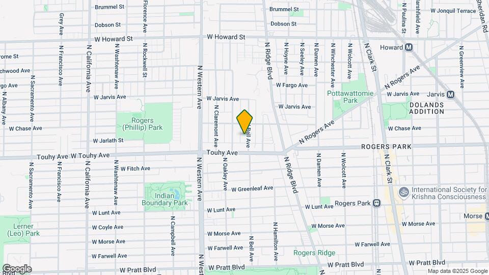 7228 N Bell Ave Mapa y Detalles de la Ubicación