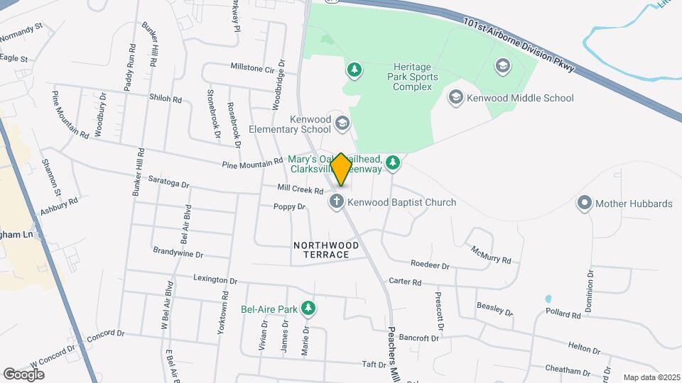 1005 Peachers Mill Rd Map and Location Details