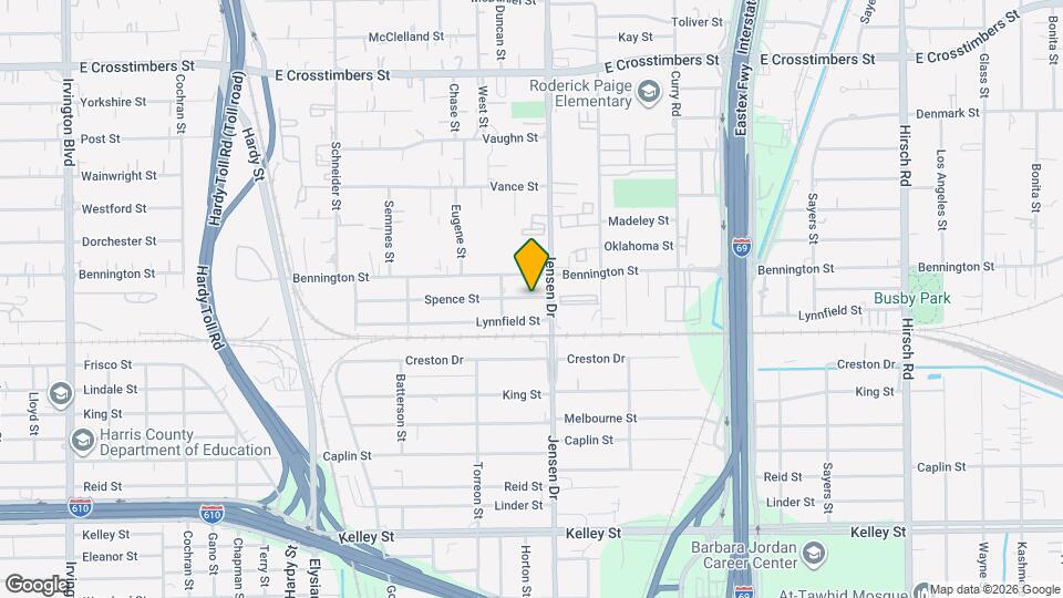2720 Spence St Map and Location Details