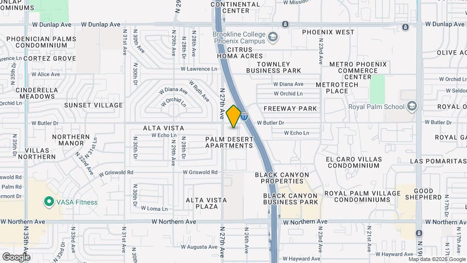 Palm Desert Apartments Map and Location Details