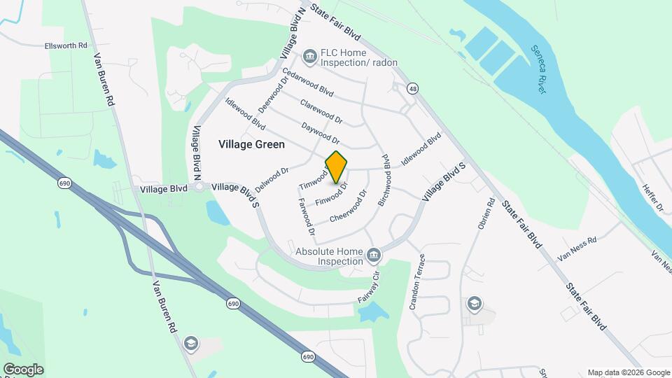 104 Finwood Dr Map and Location Details