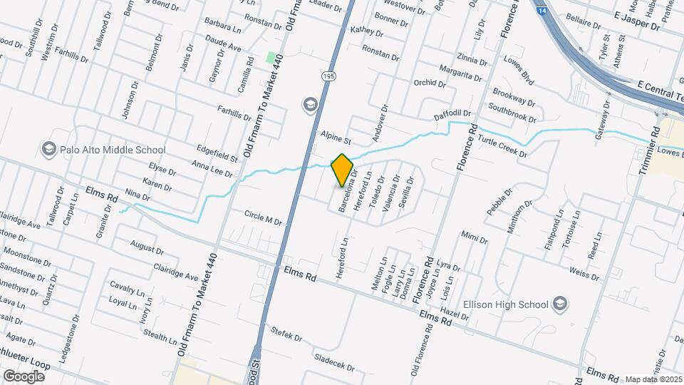 3401 Barcelona Dr Map and Location Details