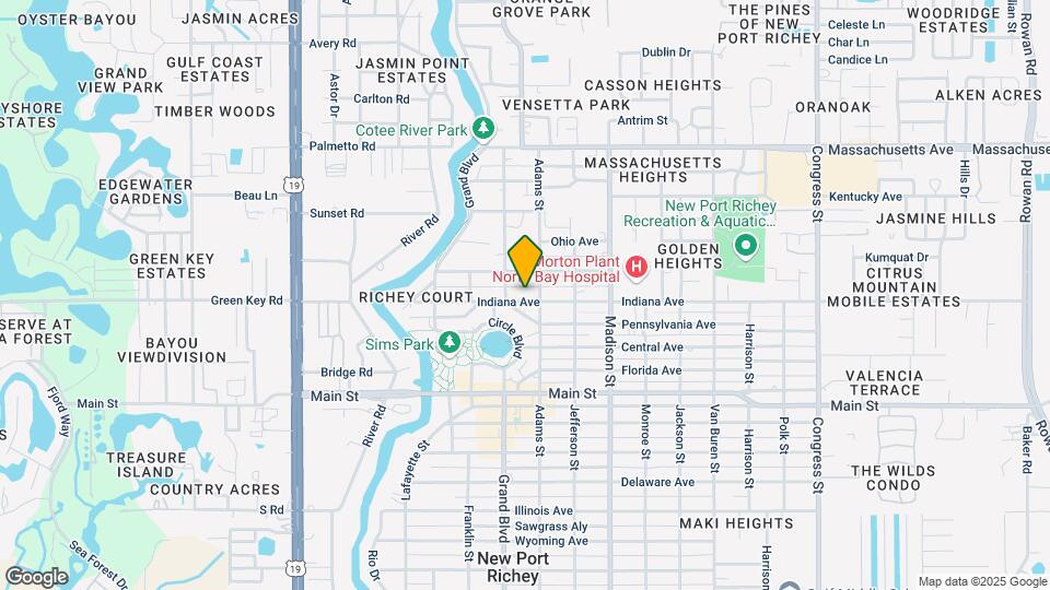 5749 Indiana Ave Map and Location Details