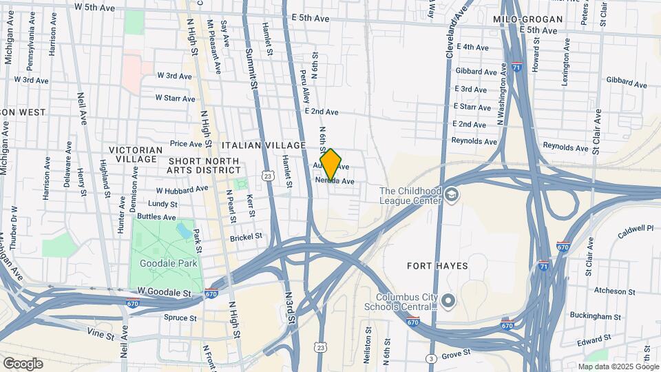 766 N 6th St Map and Location Details