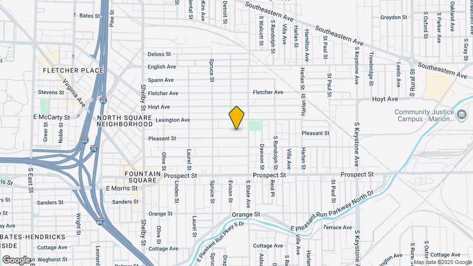 1616 Pleasant St Map and Location Details