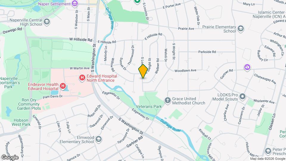 820 Loomis St Map and Location Details