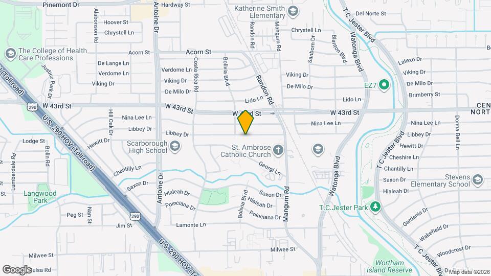 5021 Libbey Dr Map and Location Details