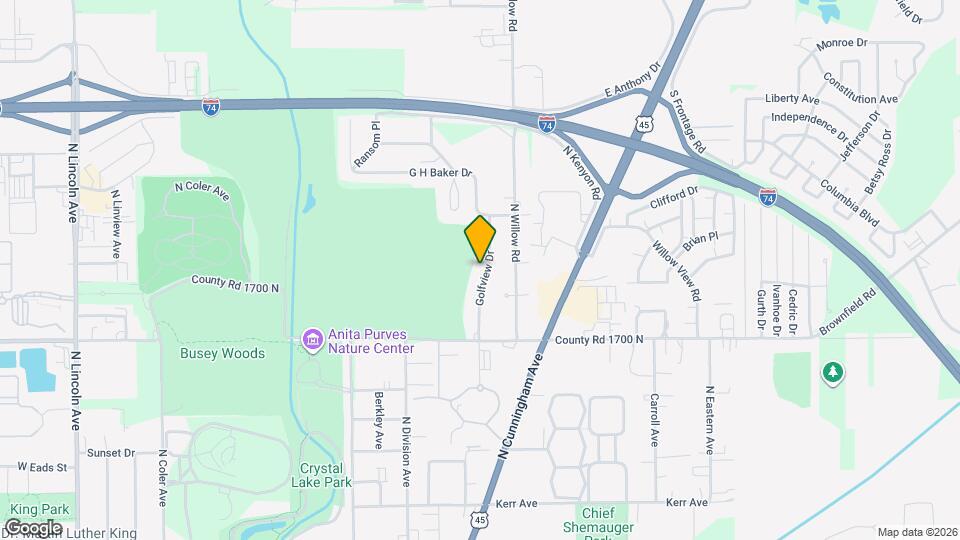 1803 Golfview Dr Map and Location Details