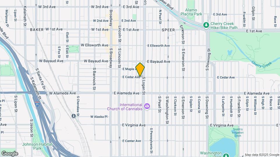 322 E Cedar Ave Map and Location Details