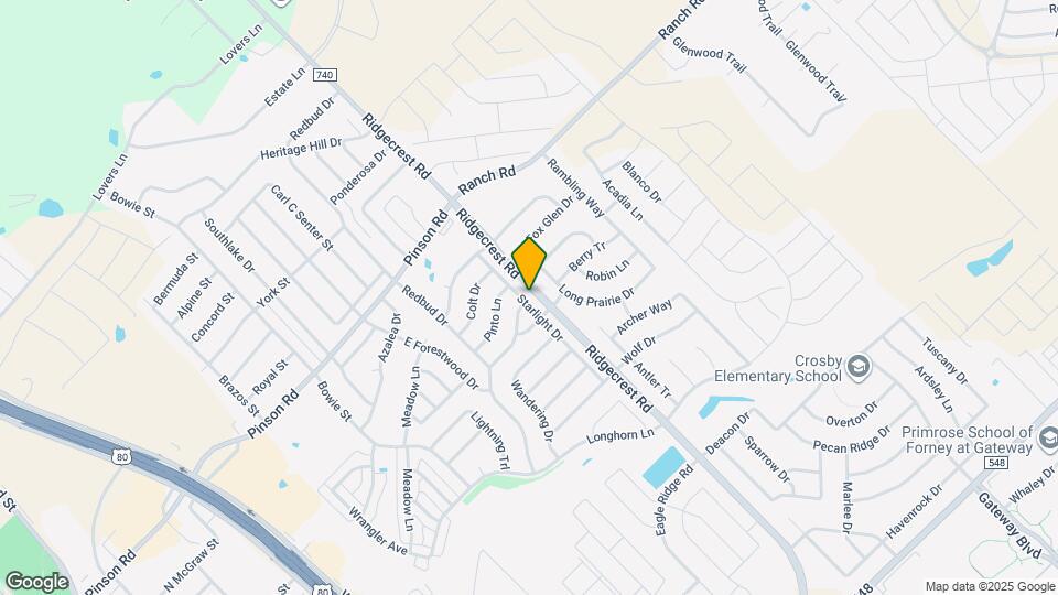 208 Starlight Dr Map and Location Details