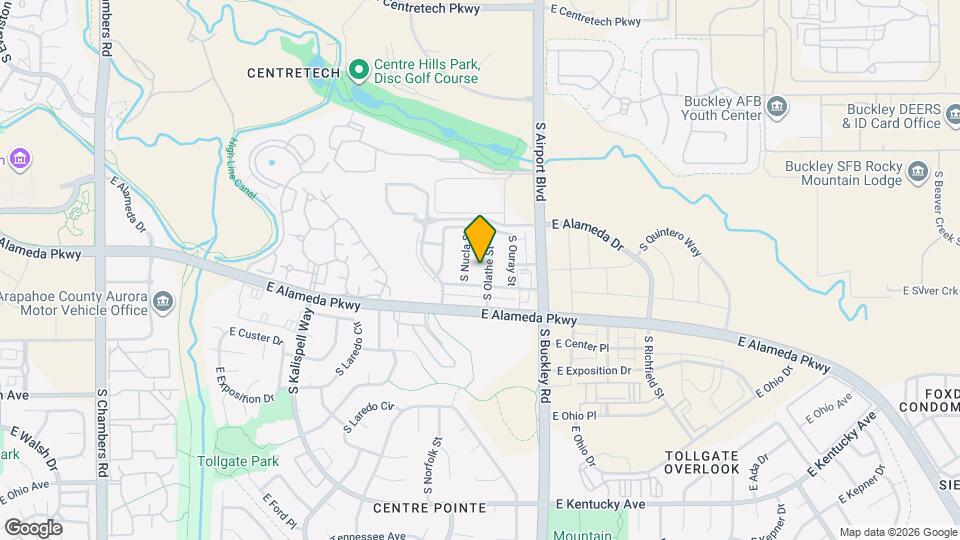 489 S Olathe St Map and Location Details