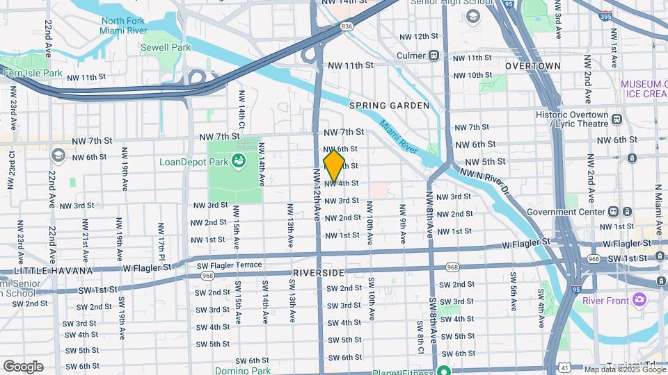 1128 NW 4th St Map and Location Details