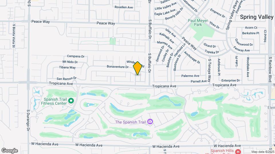 4848 La Cumbre Dr Map and Location Details