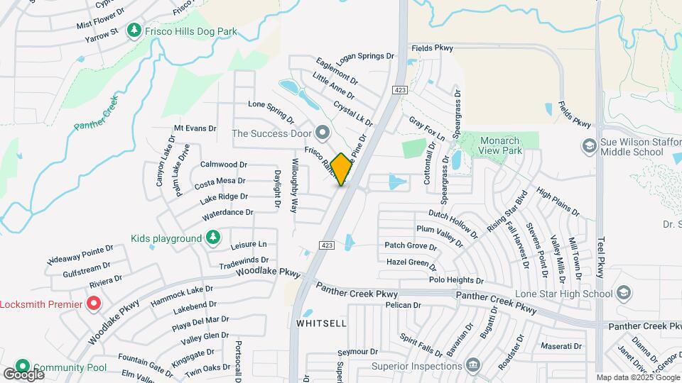 1413 Lone Pine Dr Map and Location Details