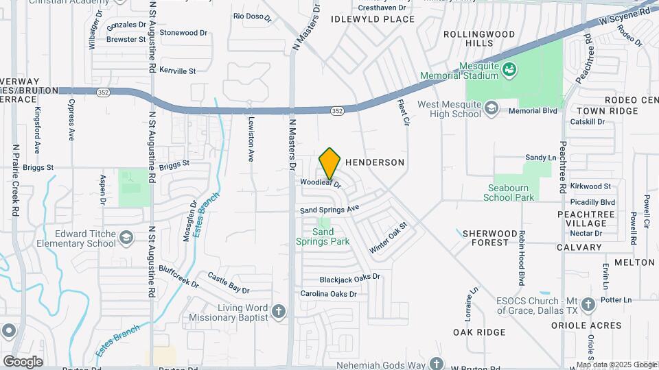 10328 Woodleaf Dr Map and Location Details