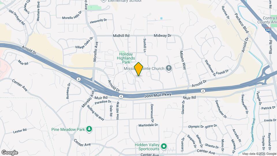 212 Pebblecreek Ct Map and Location Details