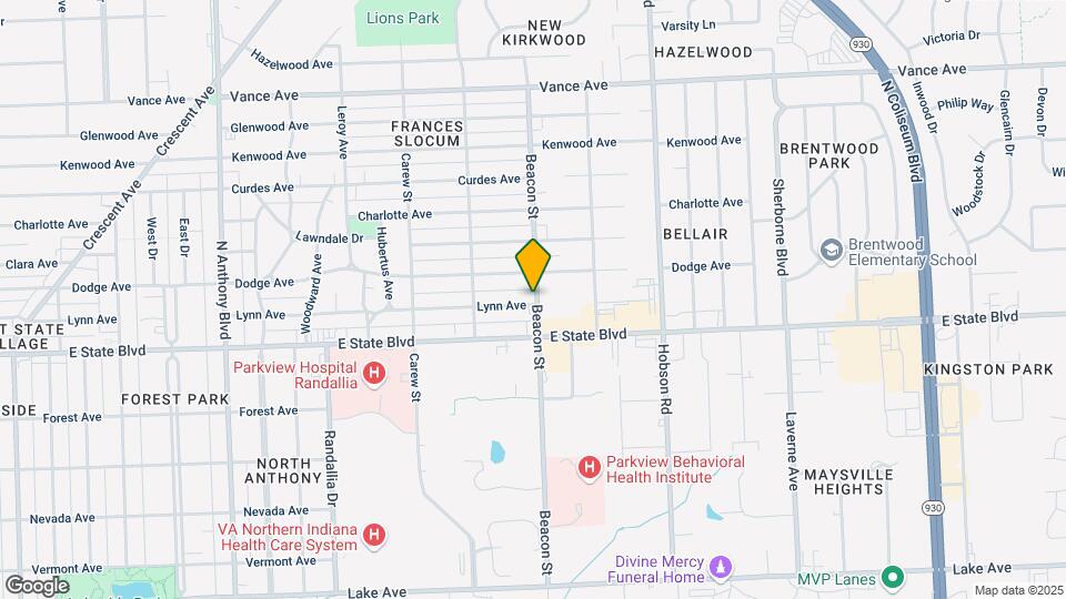 2401 Beacon St Map and Location Details