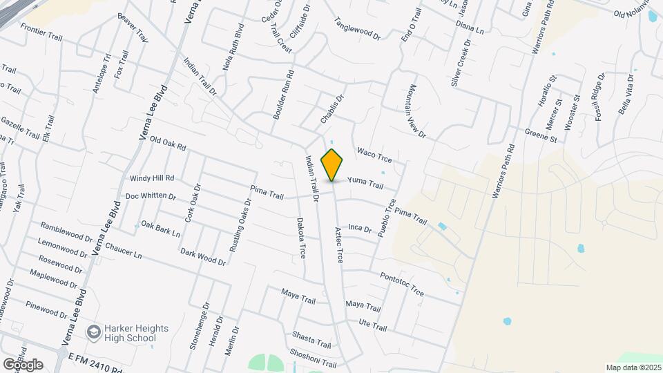 1604 Pima Trail Map and Location Details