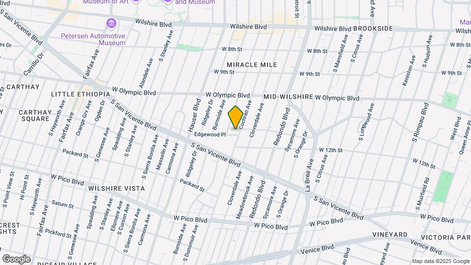 1143 S Cochran Ave Mapa y Detalles de la Ubicación