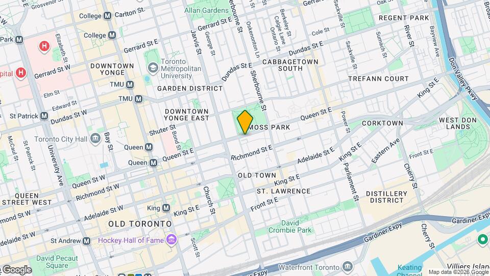 179 Queen St E Map and Location Details