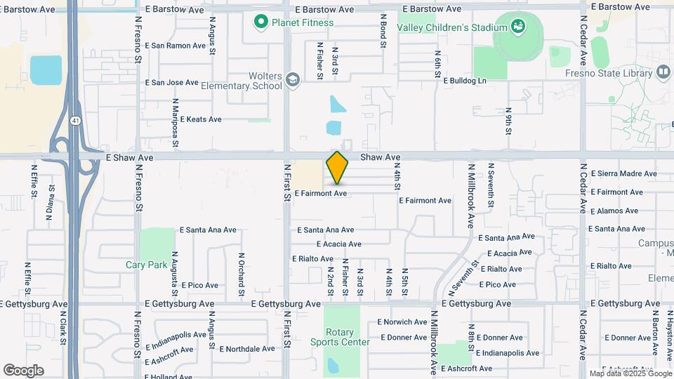3319 E Fairmont Ave Map and Location Details