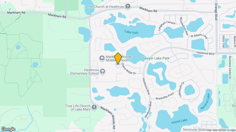 1590 Cherry Lake Way Map and Location Details