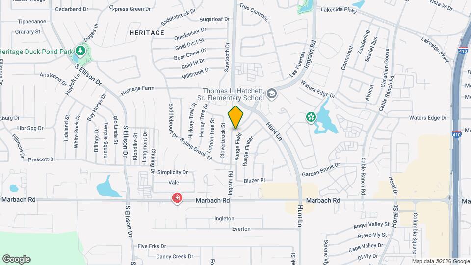 1303 Range Fld Map and Location Details