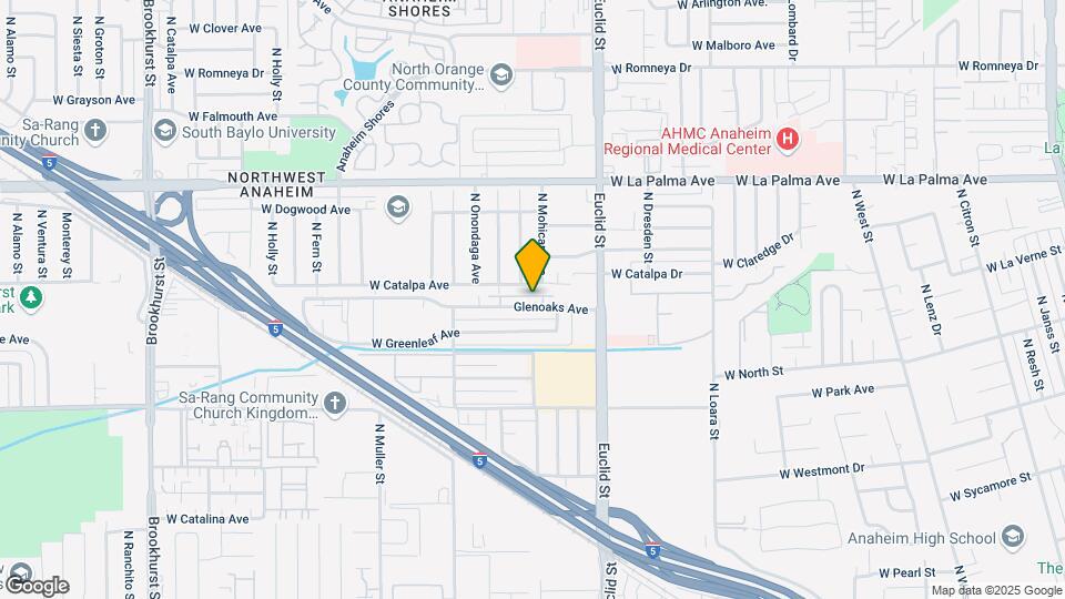 1759-1773 W Glenoaks Ave Map and Location Details