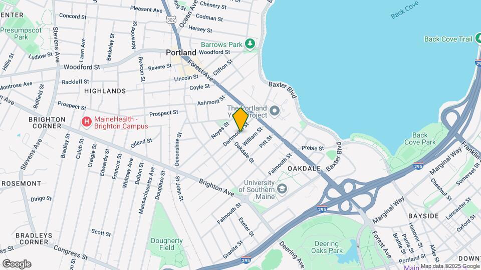 110 Dartmouth St, Unit 2 Map and Location Details