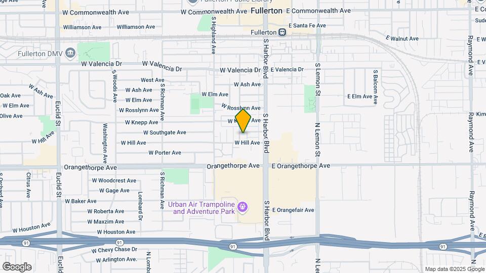 1010 S Malden Ave Map and Location Details