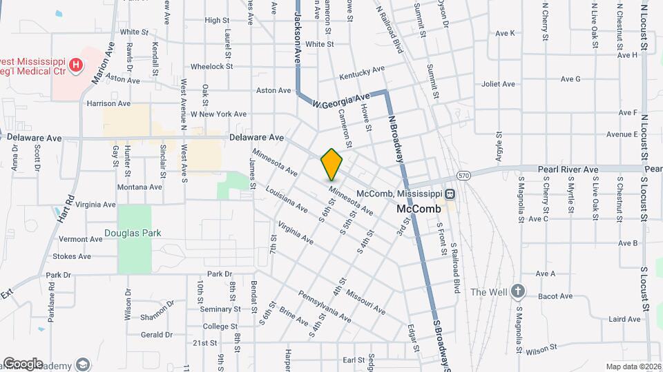 610 Minnesota Ave Mapa y Detalles de la Ubicación