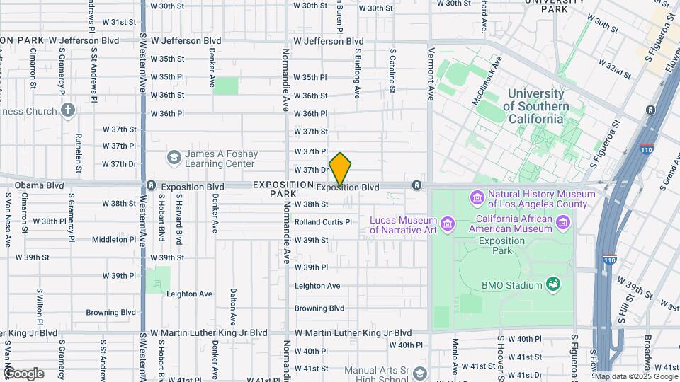 1184 Exposition Blvd Map and Location Details