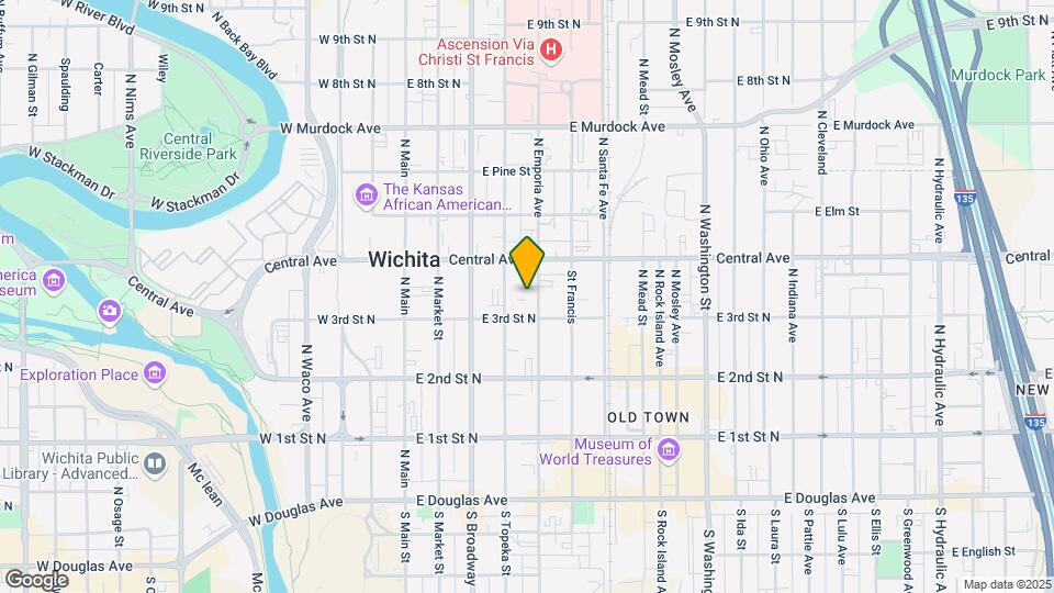 423 N Emporia St Map and Location Details