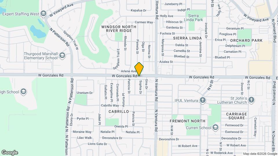 1711 Bernadette St Map and Location Details