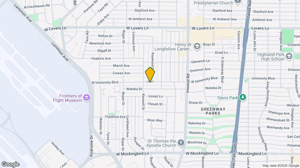 4920 W University Blvd Map and Location Details